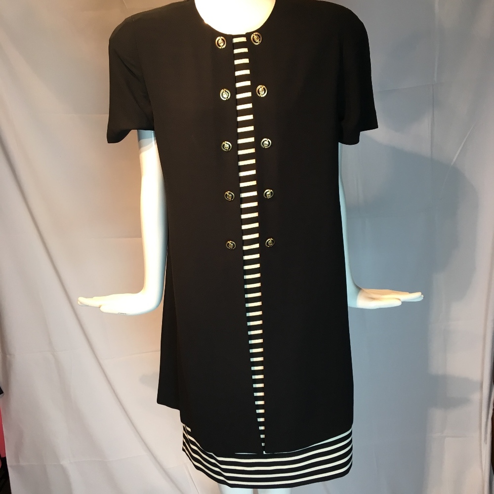 Evan Piccone button front yacht Club dress
